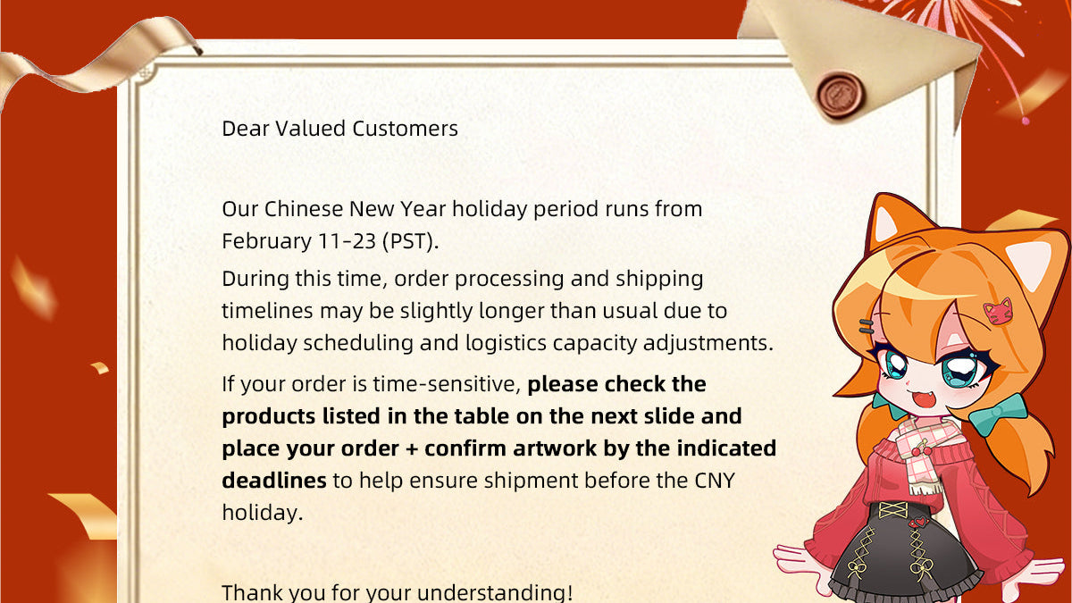 2026 Chinese New Year Holiday Schedule - VOGRACE