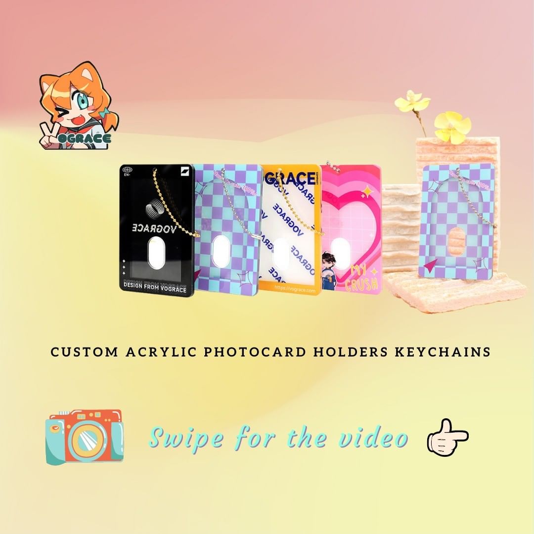 Custom Acrylic Photocard Holders Keychains – VOGRACE