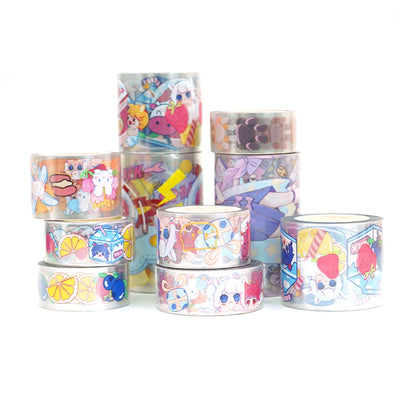 Stick The Beauty With Custom Clear PET Transparent Washi Tape