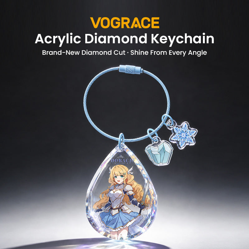 セブチ ホシ ワッペン アクリルバングル DIAMOND EDGE A Brilliant Breakthrough: Vograce Unveils the World's First