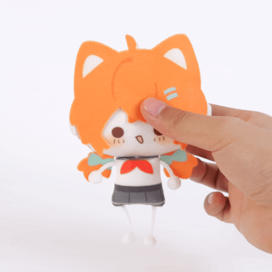 Custom 3D Hair Plush Keychains