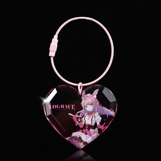 Porte-clés diamant en acrylique personnalisés