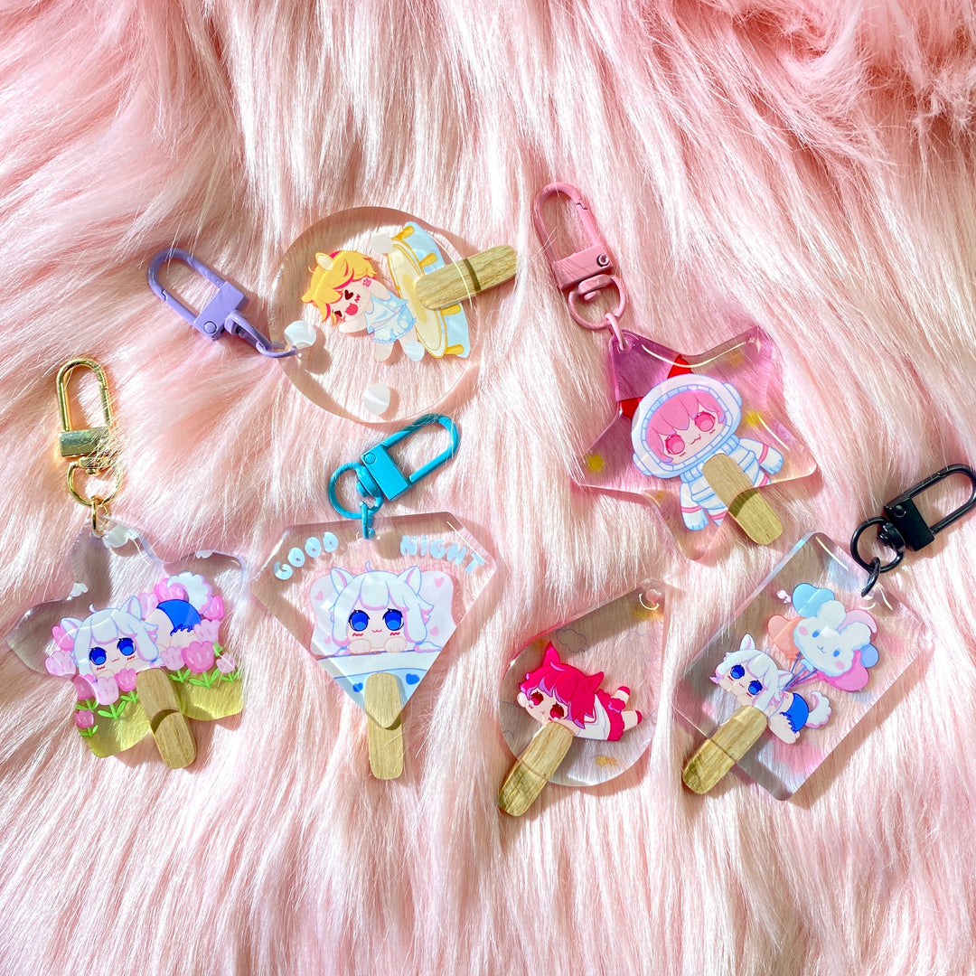 New Arrivals / Custom Acrylic Ice Cream Keychain