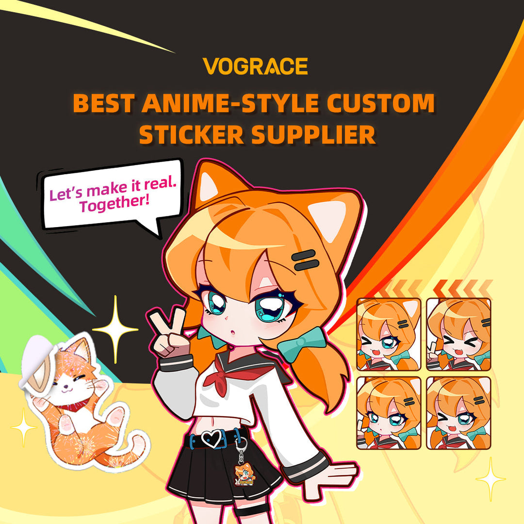 Best Anime-Style Custom Sticker Supplier: Bringing Your Art to Life - VOGRACE