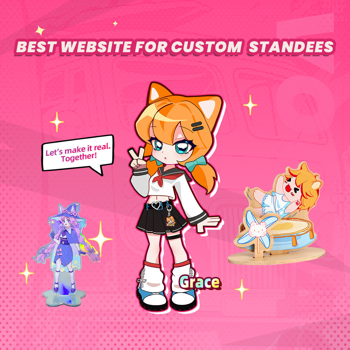 Best Custom Merchandise Websites for Acrylic Standees - VOGRACE