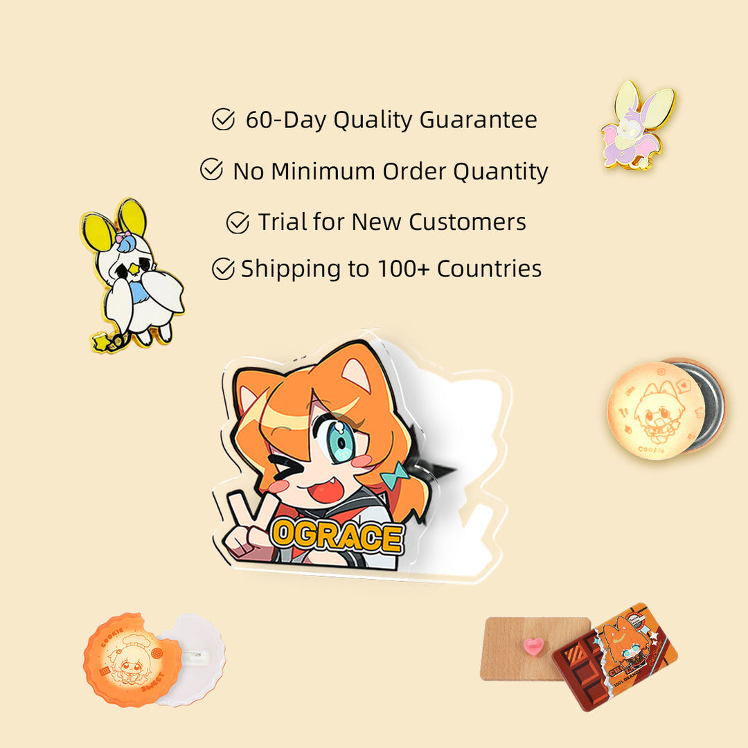 Fast Production Enamel Pins