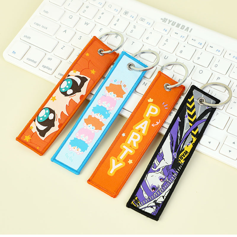 Stand Out with Premium Custom Embroidered Keychains | Vograce