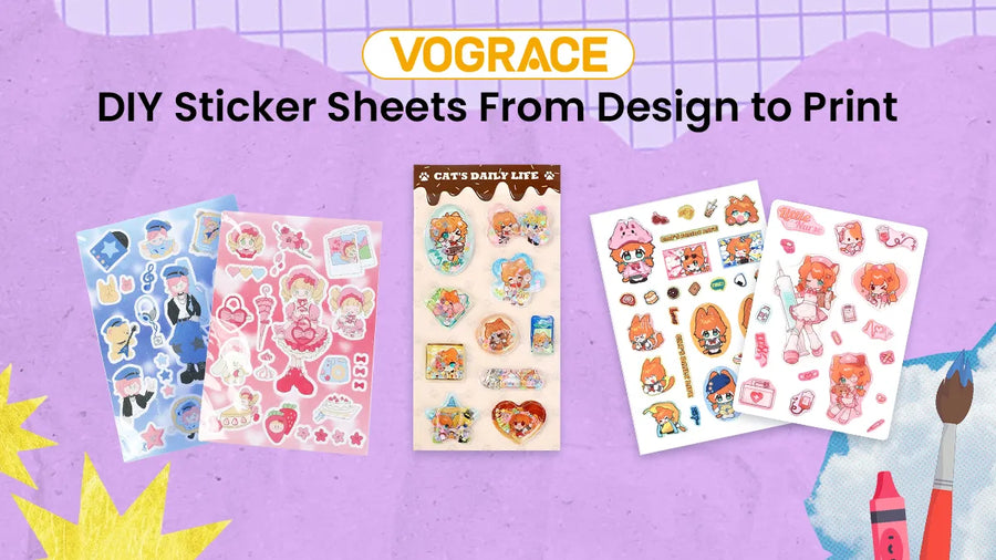 How to Make Sticker Sheets: DIY Tutorial From Design to Print