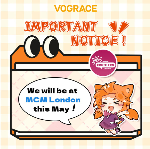 Vograce is Coming to MCM Comic Con 2025!‌