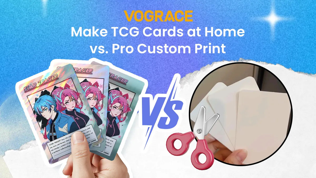 How to Make TCG Cards at Home vs. Pro Custom Print