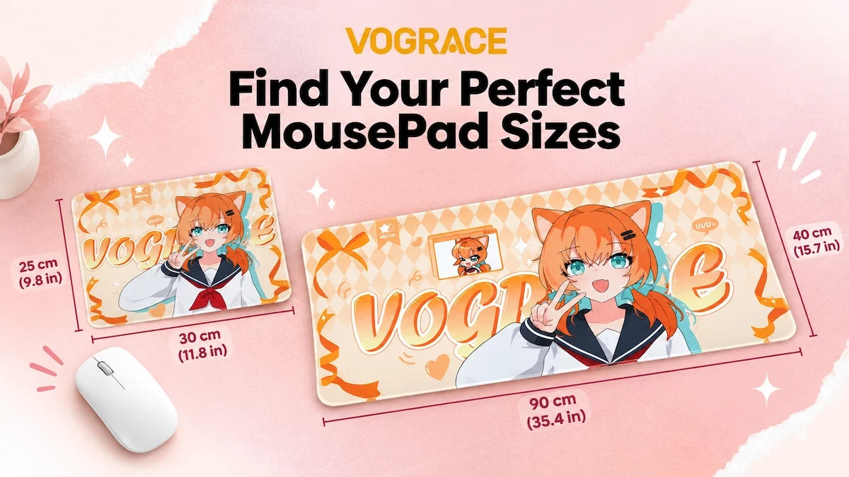 Mouse Pad Size Chart: Standard, Gaming & Extended Sizes | Vograce Blog