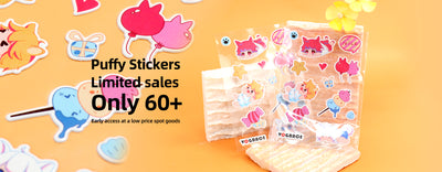New Arrivals :  Puffy Stickers