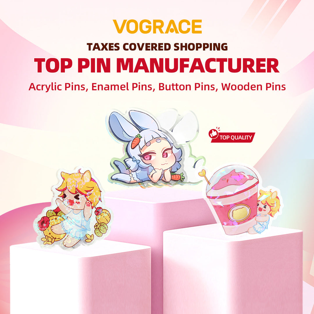 Top 10 Pin Manufacturers for Artists - VOGRACE
