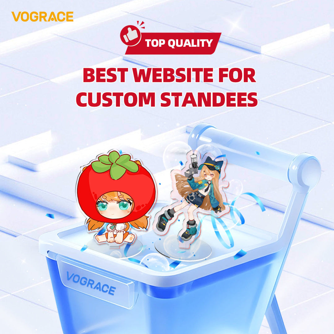 Where to Get Custom Thick Acrylic Standees - VOGRACE