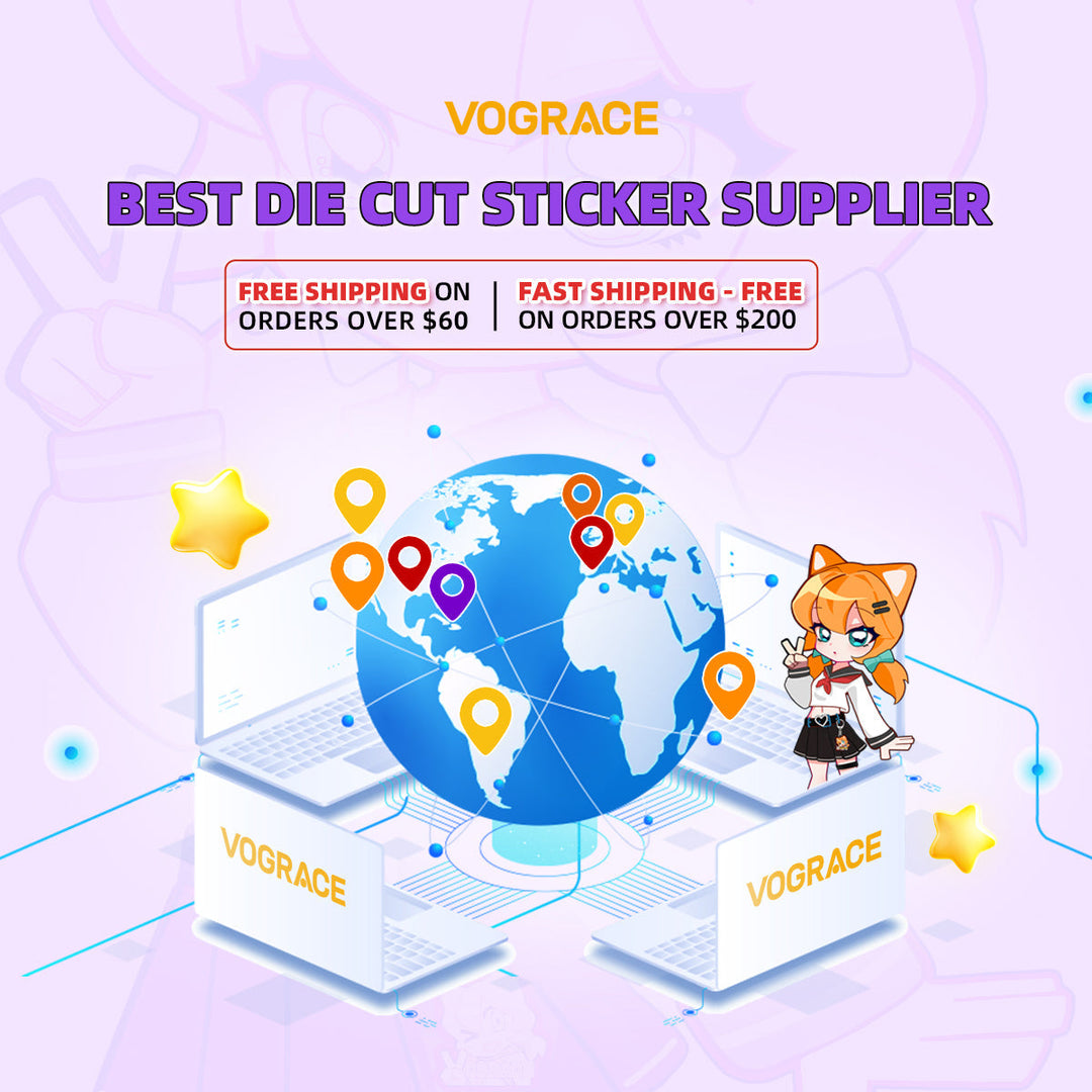 Which Supplier Makes the Best Die-Cut Stickers? - VOGRACE