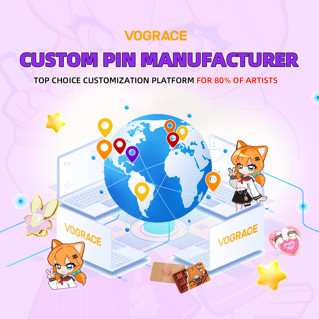 Which Pin Manufacturer is Most Trusted by Global Artists & Fandom Creators?