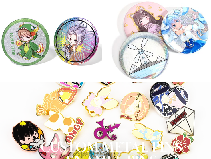 Why buy custom button pins from Vograce? - VOGRACE
