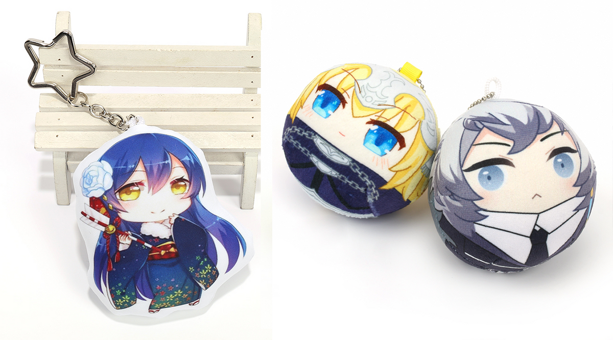 How to Make Lovely Pillow Keychain & Manjuu Plush Keychain - VOGRACE