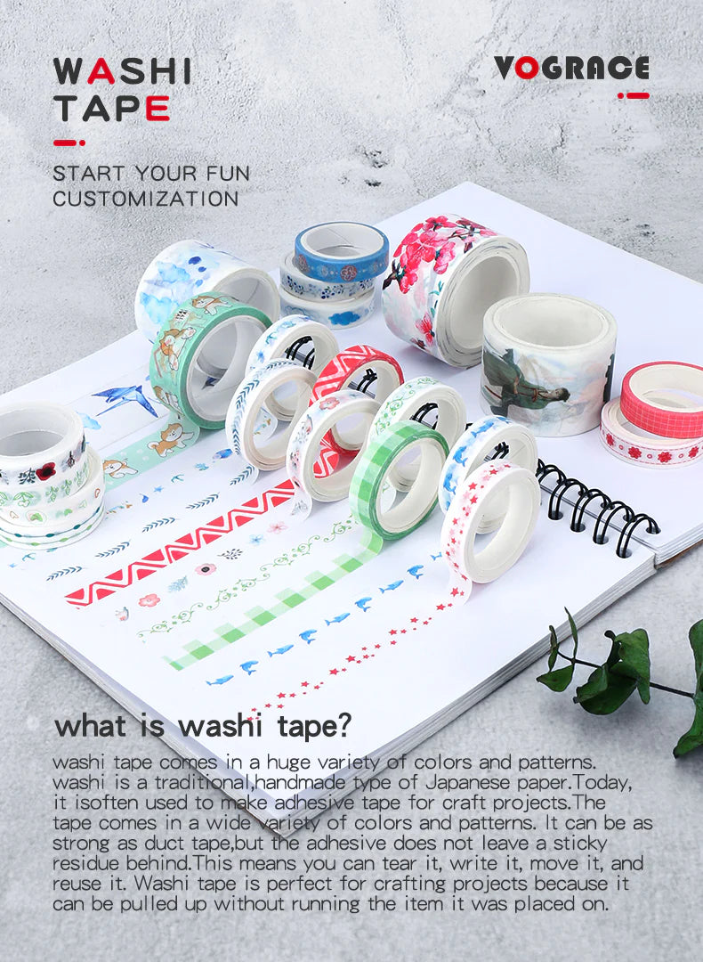 Leave an Impressive Print with Custom Washi Tape Printing