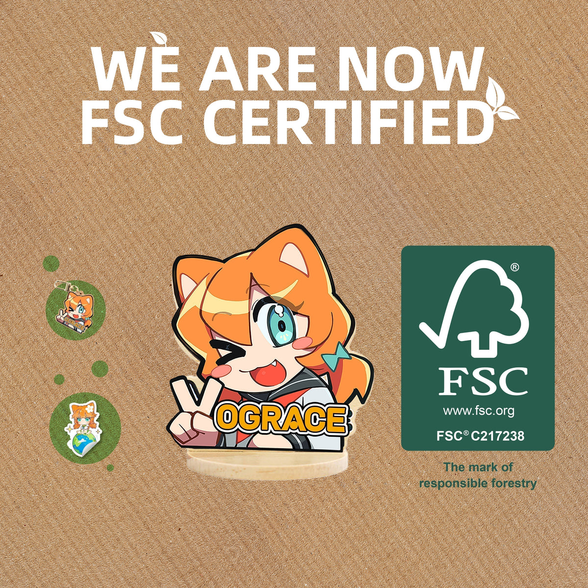 Vograce has obtained another international certification: FSC Certified - VOGRACE