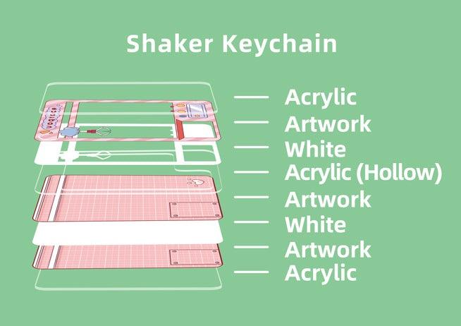 How to Set Designs Layers (eg: Shaker Charms)