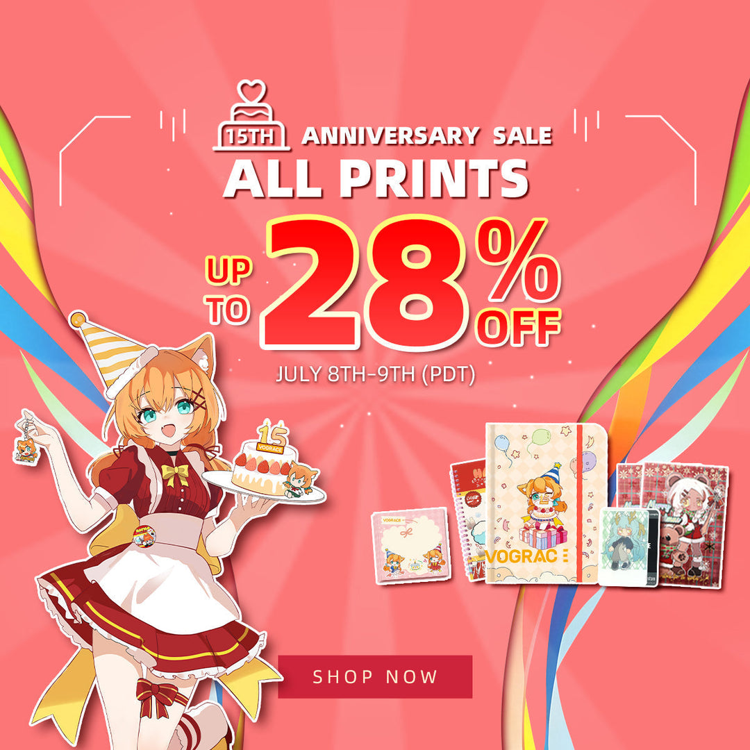 Vograce 15th Anniversary Sale: Final Round of Early Bird Discounts on All Printed Items! - VOGRACE