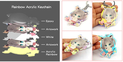 Why choose acrylic charms, acrylic keychains custom-made from Vograce?