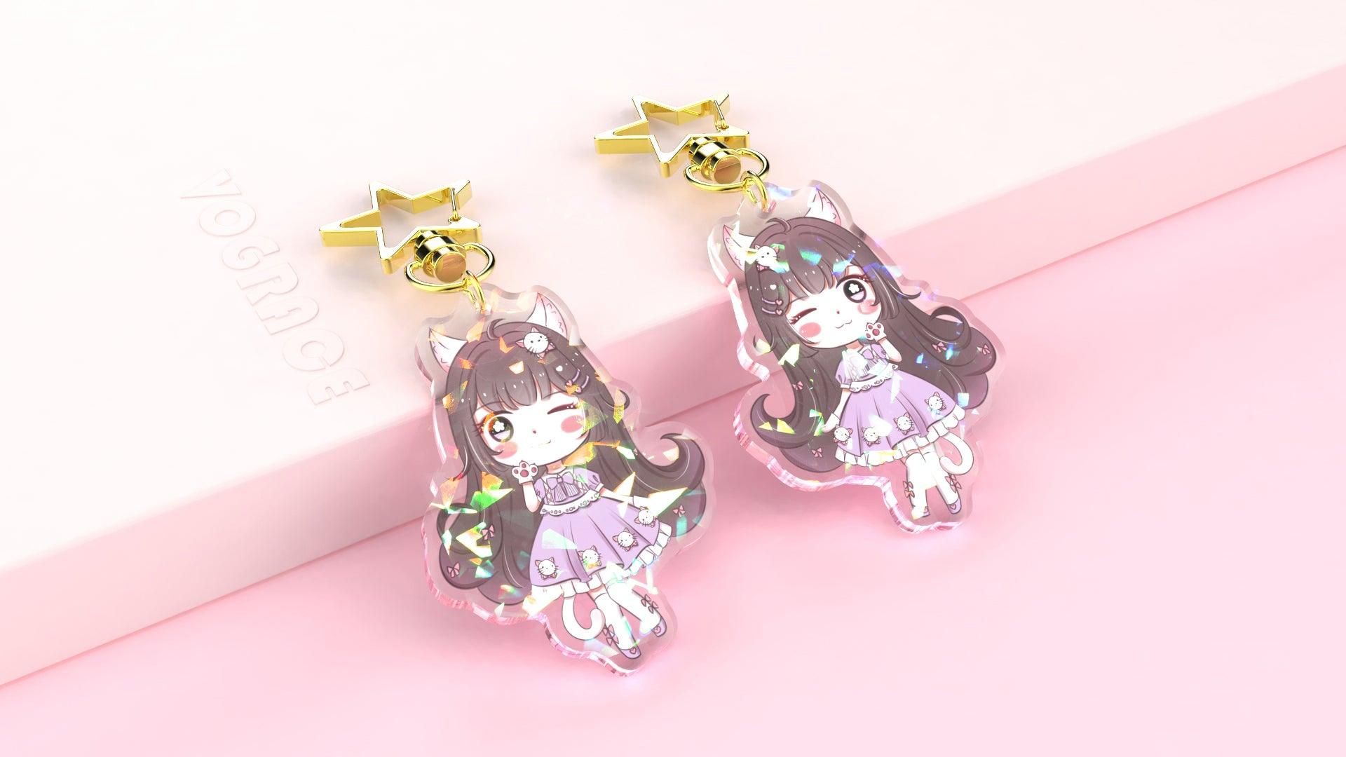 Custom Clear Acrylic Keychains – VOGRACE