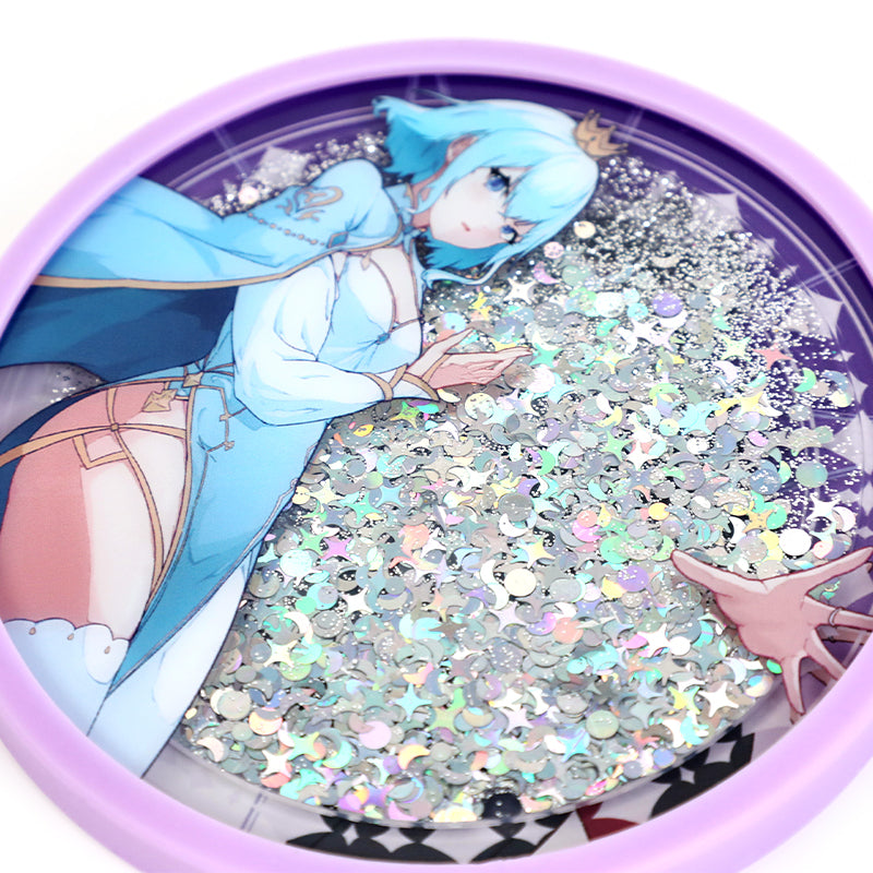 Custom Pre-filled Quicksand Liquid Shaker Acrylic Coasters - VOGRACE