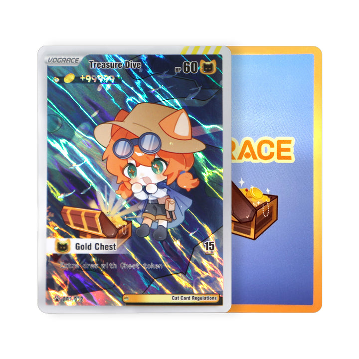 Cartes holographiques rares personnalisées TCG 