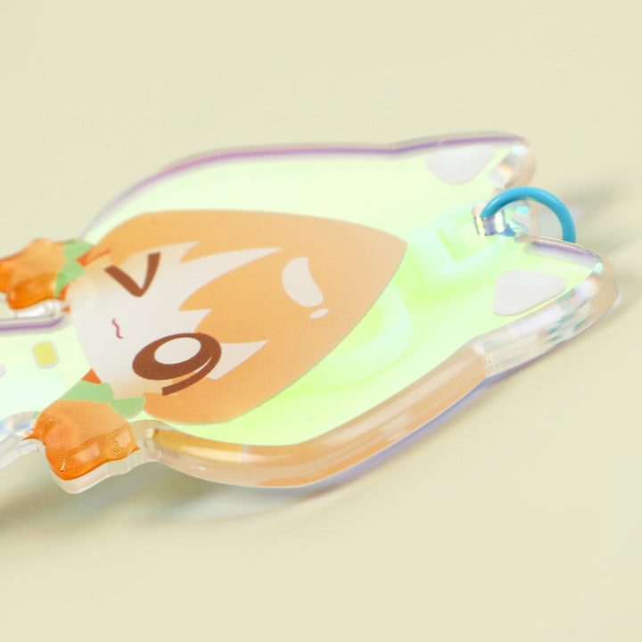 Custom Rainbow Acrylic Rounding Keychains