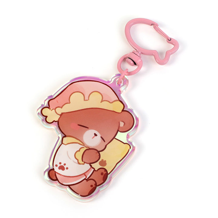 Custom Rainbow Acrylic Rounding Keychains