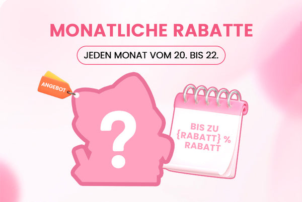 Monatlicher Rabatt
