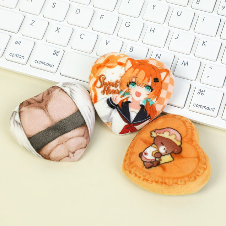 Custom Plush Button Pins