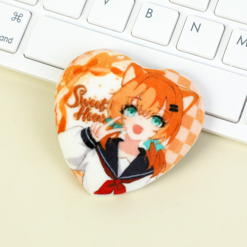 Custom Plush Button Pins
