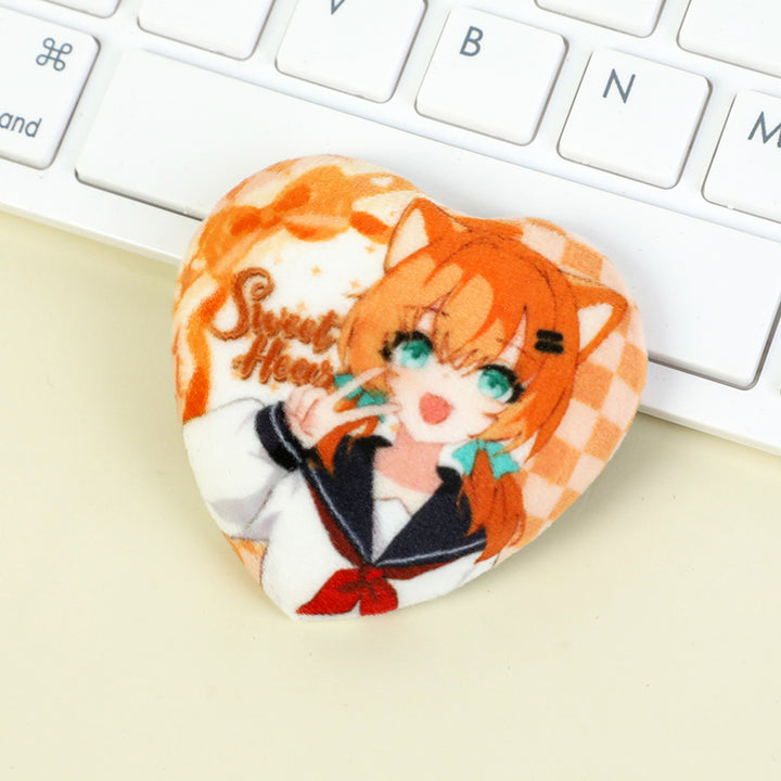 Custom Plush Button Pins
