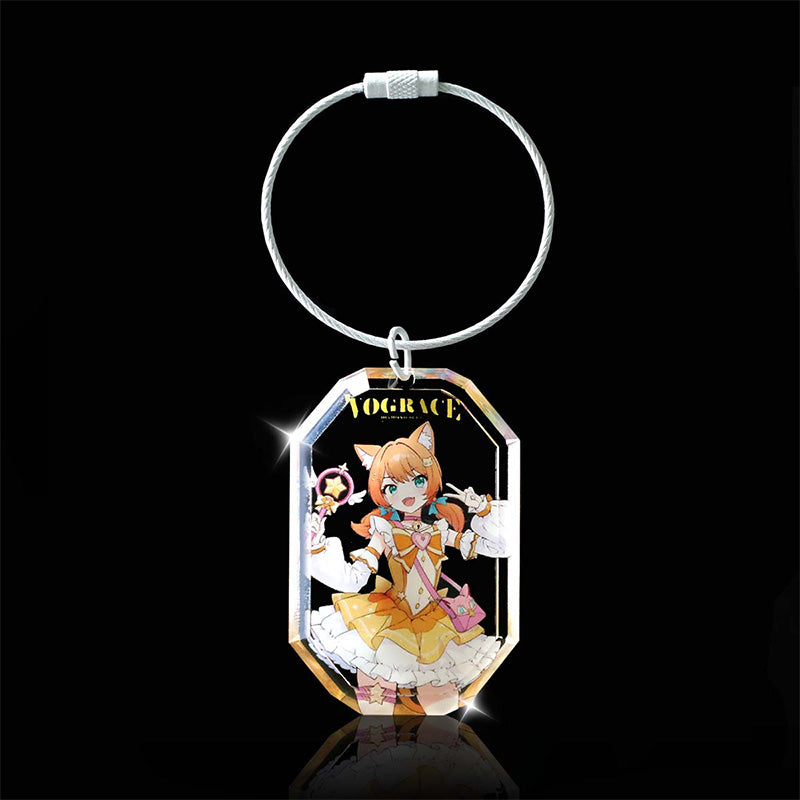 Custom Acrylic Diamond Keychain