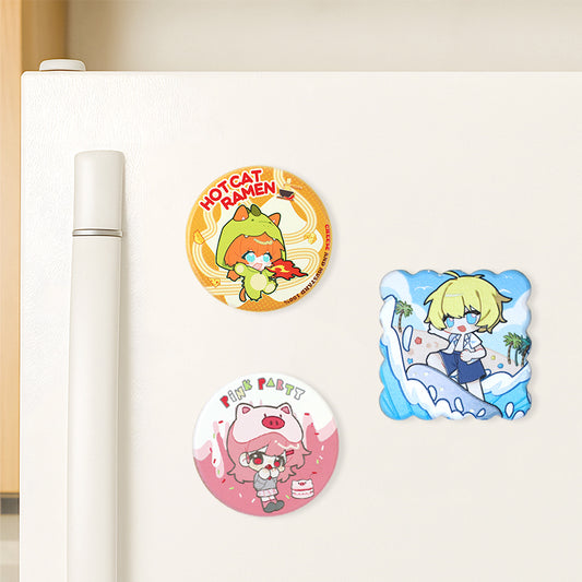 Custom 3D Beechwood Fridge Magnets - VOGRACE