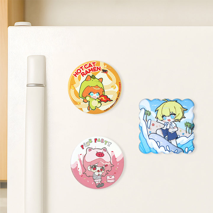 Custom 3D Beechwood Fridge Magnets - VOGRACE