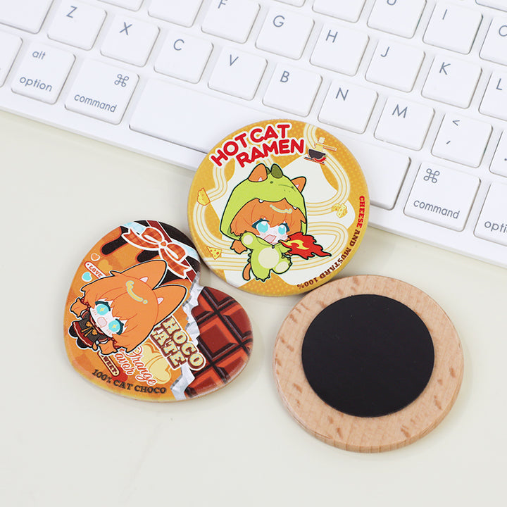 Custom 3D Beechwood Fridge Magnets - VOGRACE