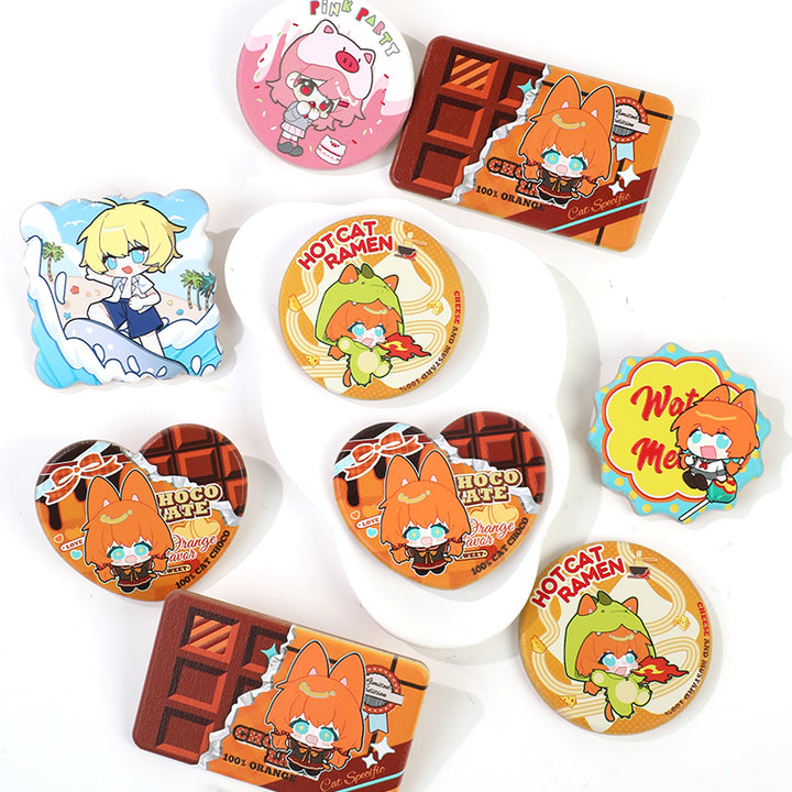 Custom 3D Beechwood Fridge Magnets - VOGRACE