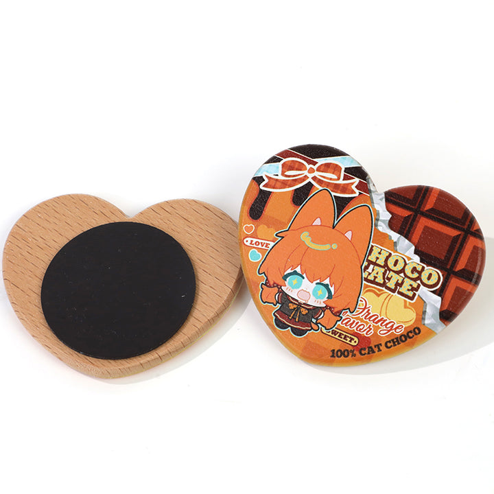 Custom 3D Beechwood Fridge Magnets - VOGRACE