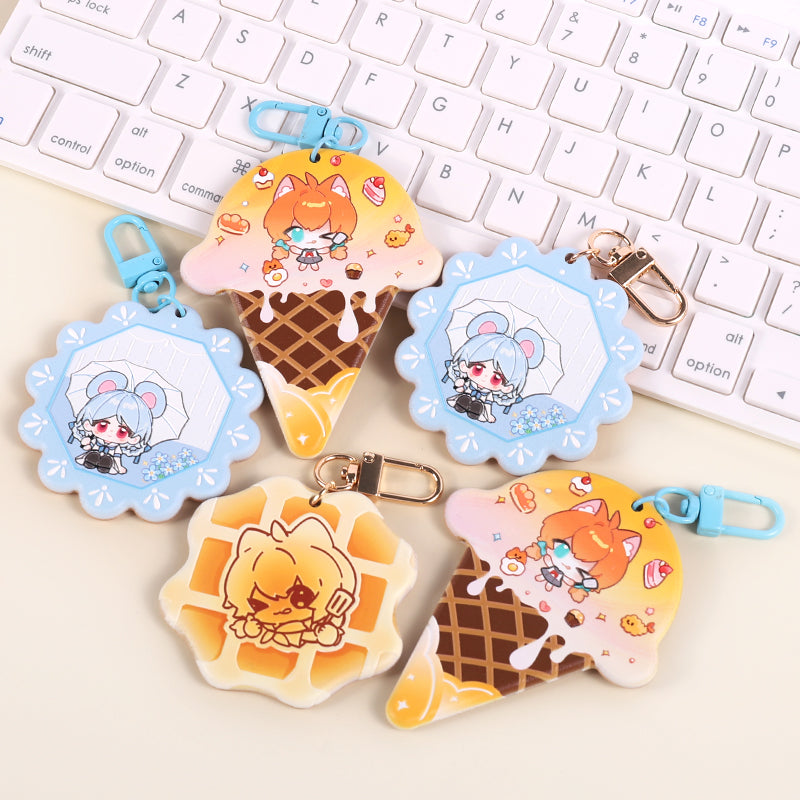 Custom 3D Beechwood Keychains