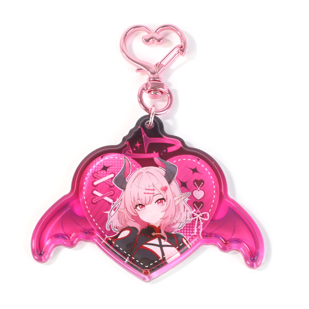 Custom 3D Double-Layer Rounding keychain