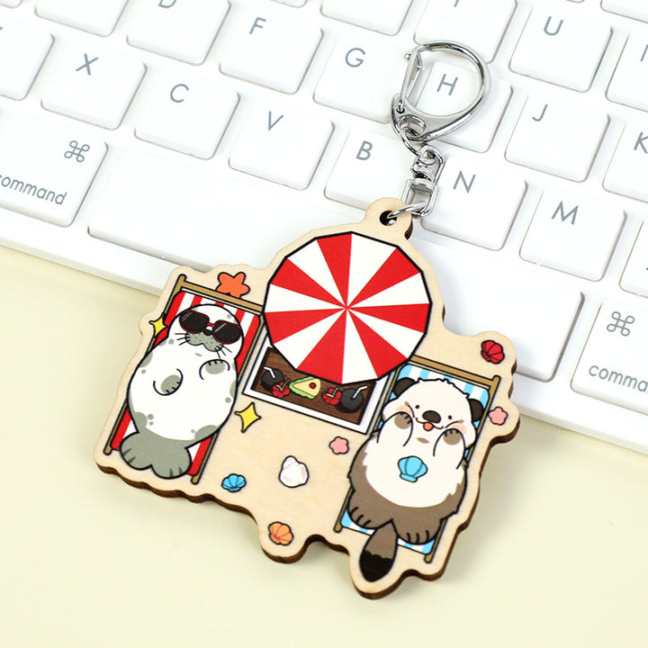 Custom 4mm Basswood Keychains