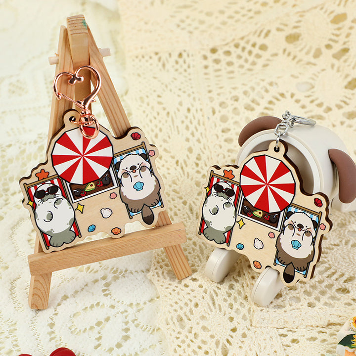 Custom 4mm Basswood Keychains