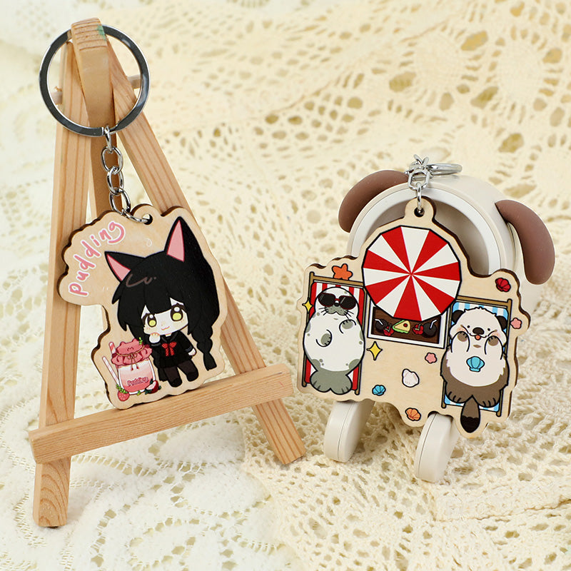 Custom 4mm Basswood Keychains