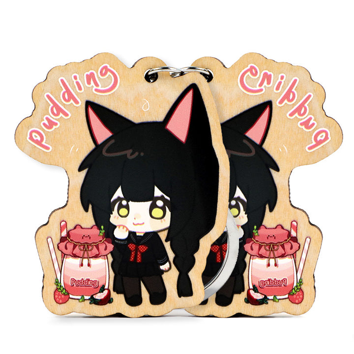 Custom 4mm Basswood Keychains