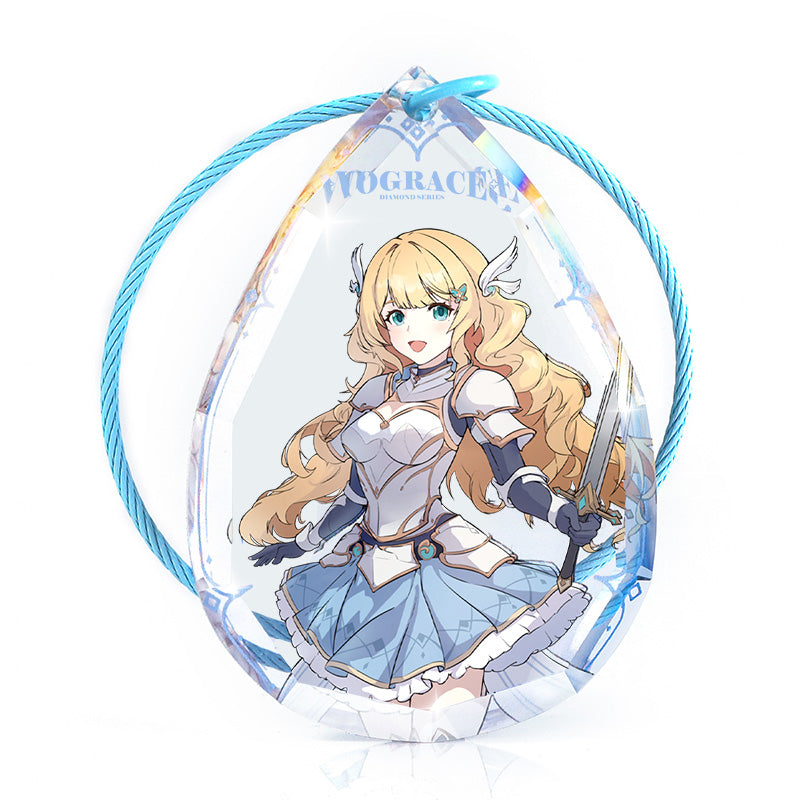 Custom Acrylic Diamond Keychain