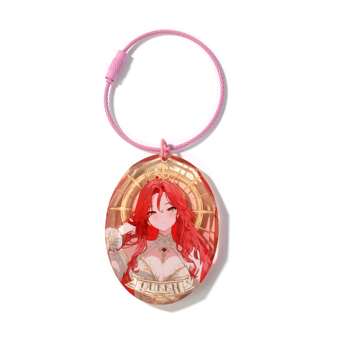 Porte-clés diamant personnalisé en acrylique